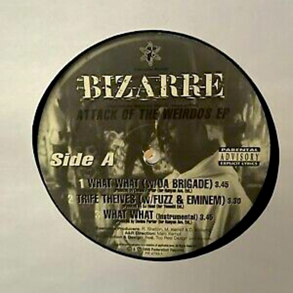Bizarre Featuring Eminem Attack of the Weirdos EP Vinyl Record Album Detroit Rap